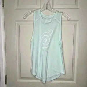 Peloton Women’s Mint Scoop Running Cycling Tank Top Sz S